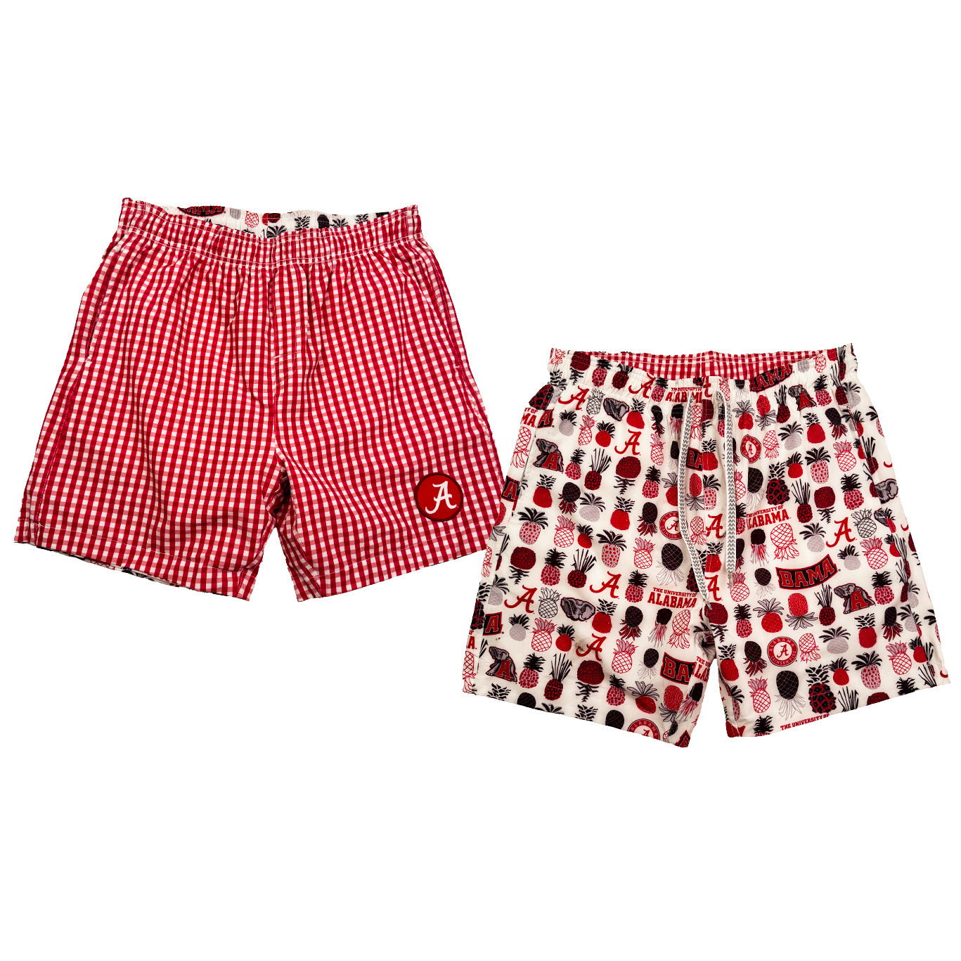 Alabama Crimson Tide Men's Reversible Swim Trunk