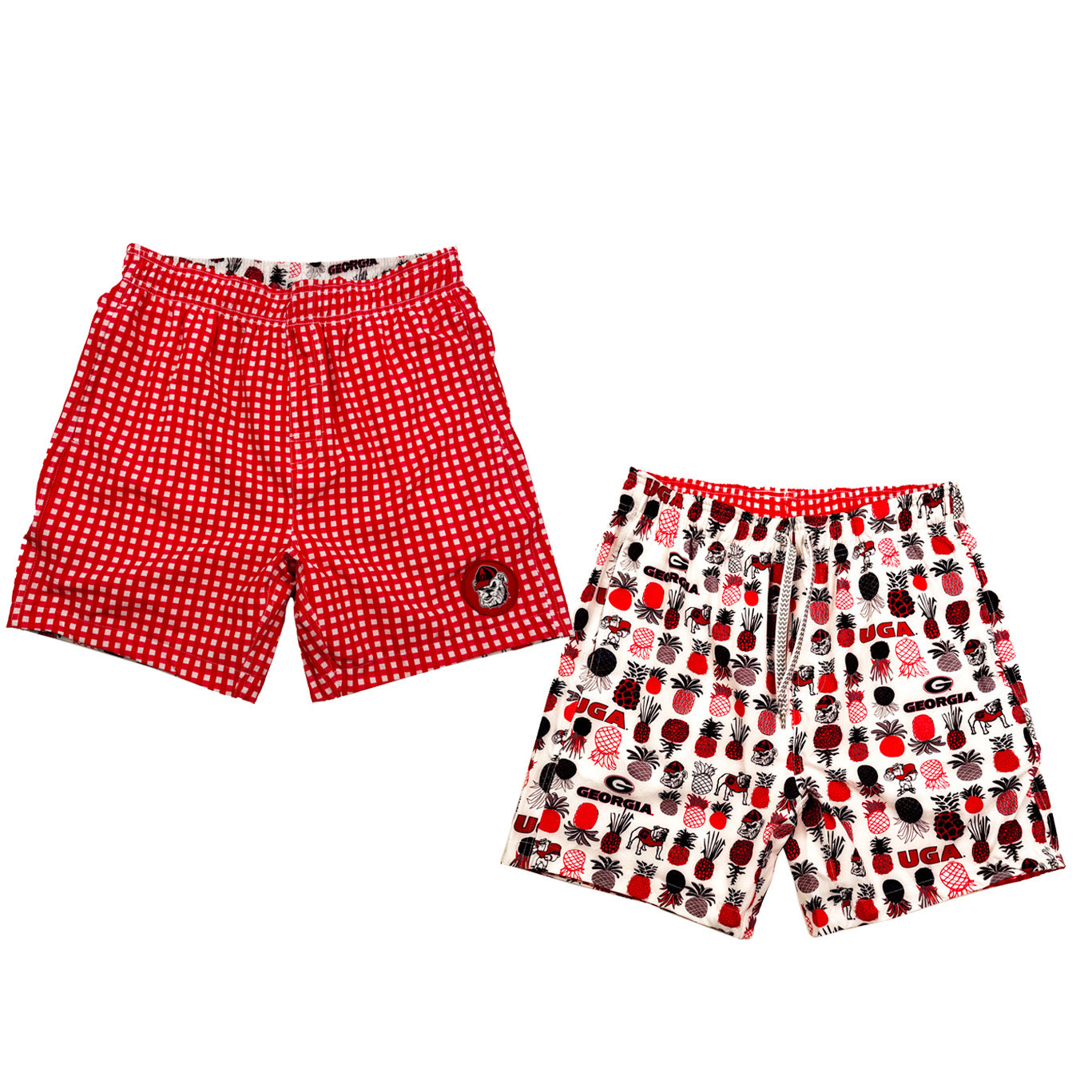 Georgia Bulldogs Men's Reversible Swim Trunk