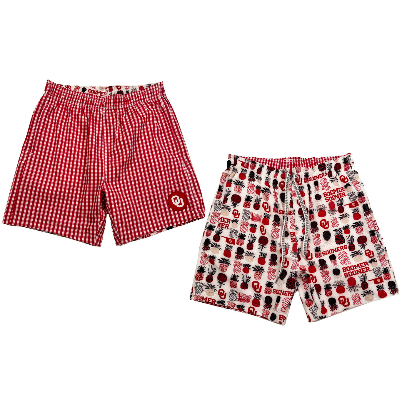 Oklahoma Sooners Men's Reversible Swim Trunk
