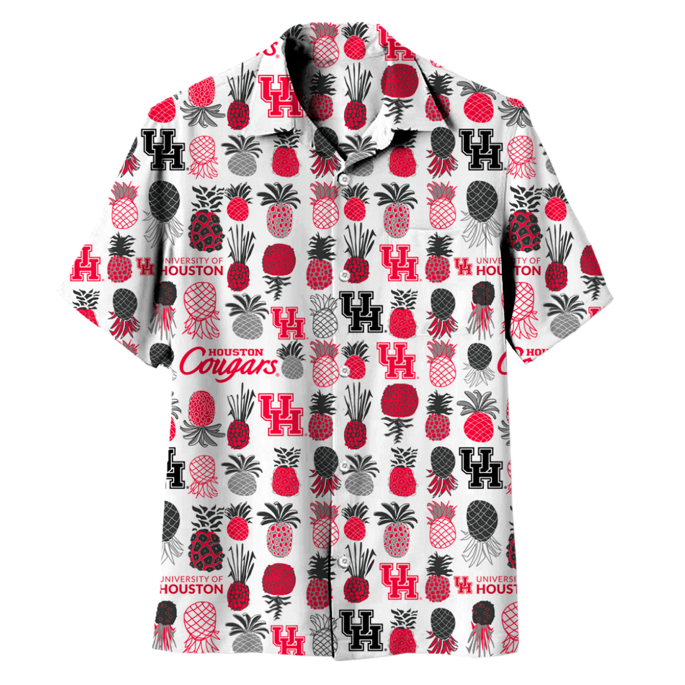 Houston Cougars Men's Pineapple Shirt