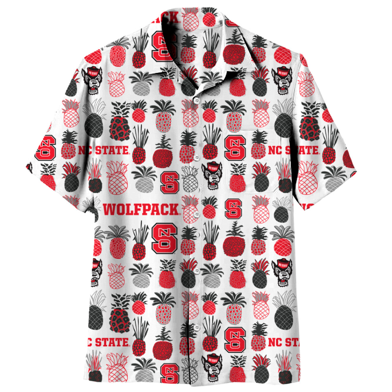 NC State Wolfpack Men's Pineapple Shirt