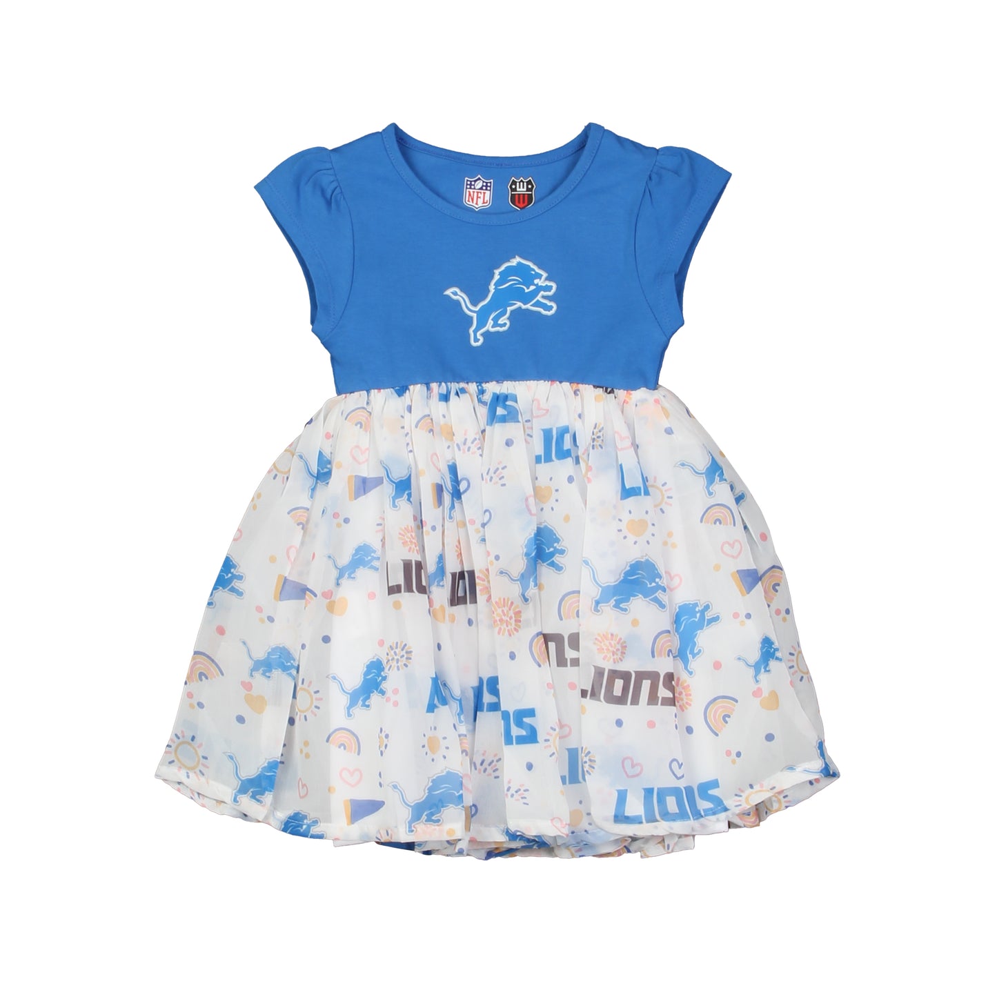 Detroit Lions NFL Youth Girls Princess Dress