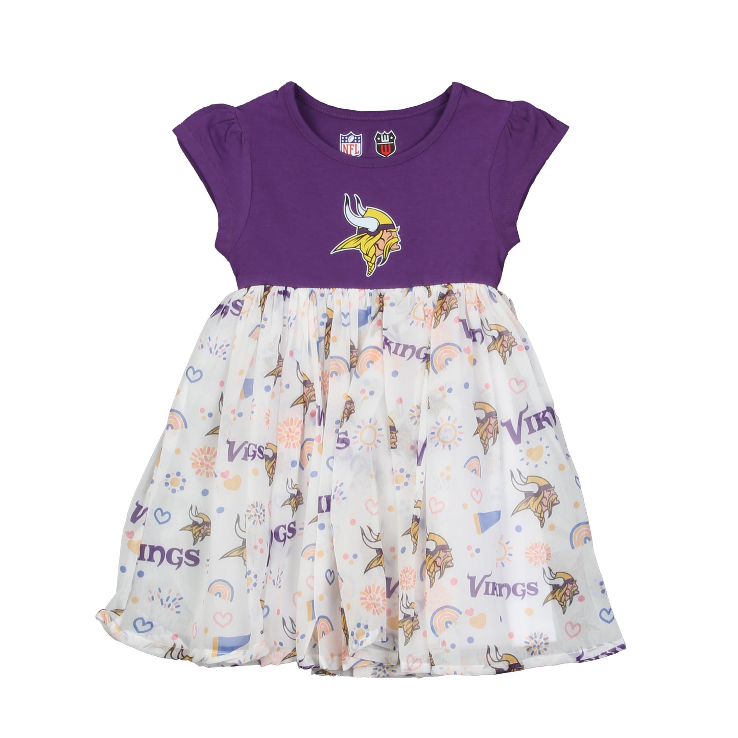 Minnesota Vikings NFL Youth Girls Princess Dress