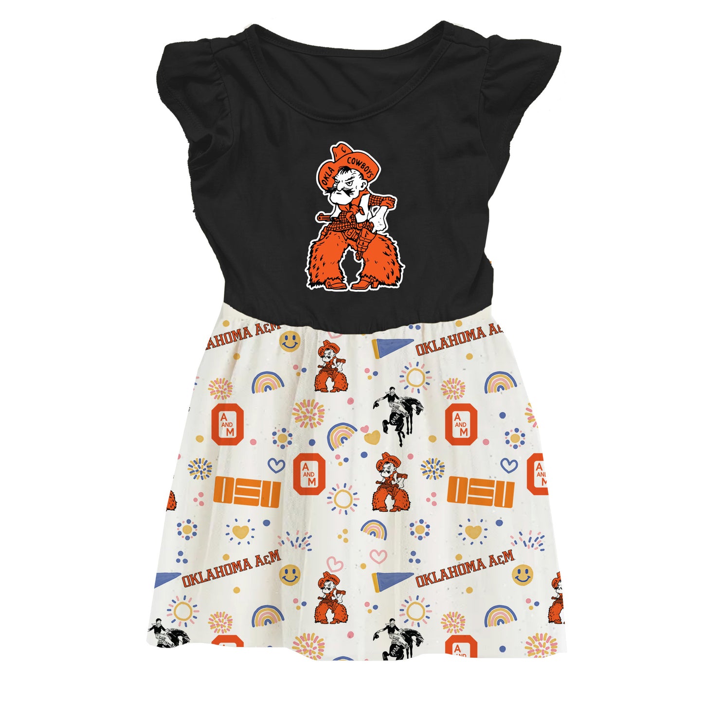 Oklahoma State Cowboys Youth Girls Princess Dress