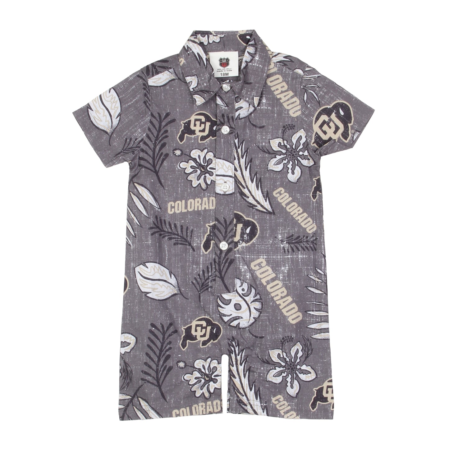 Colorado Buffaloes Infant Floral SS Romper