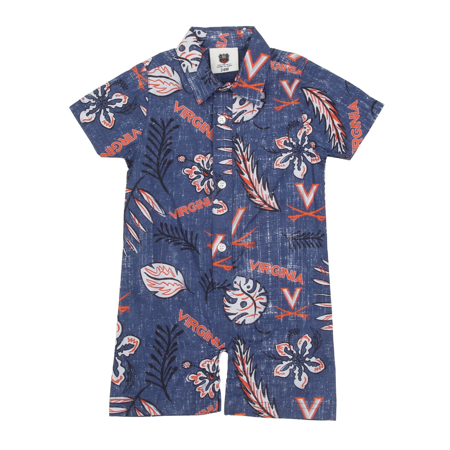 Virginia Cavaliers Infant Floral SS Romper