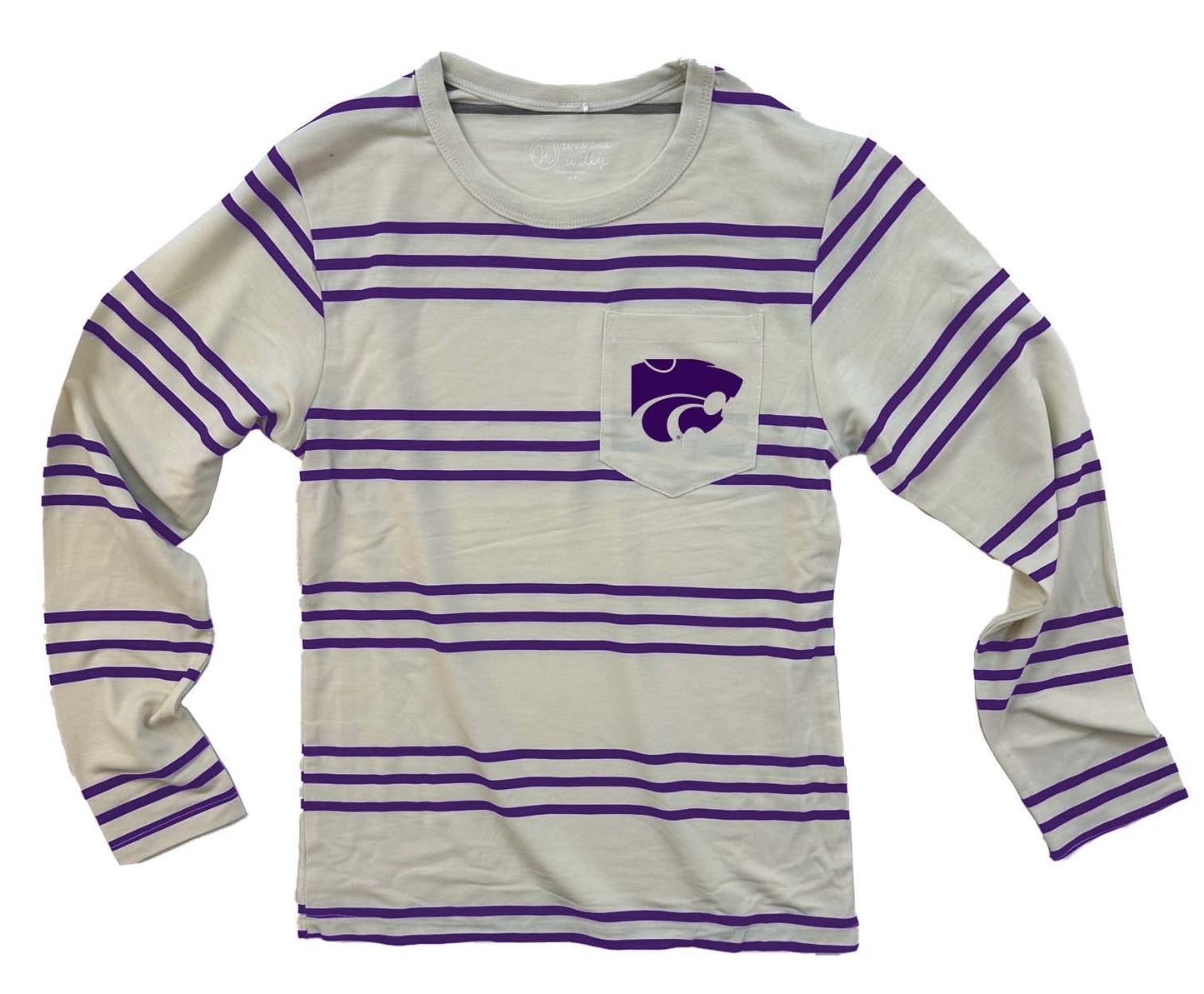 Kansas State Wildcats Infant Stripe LS Tee