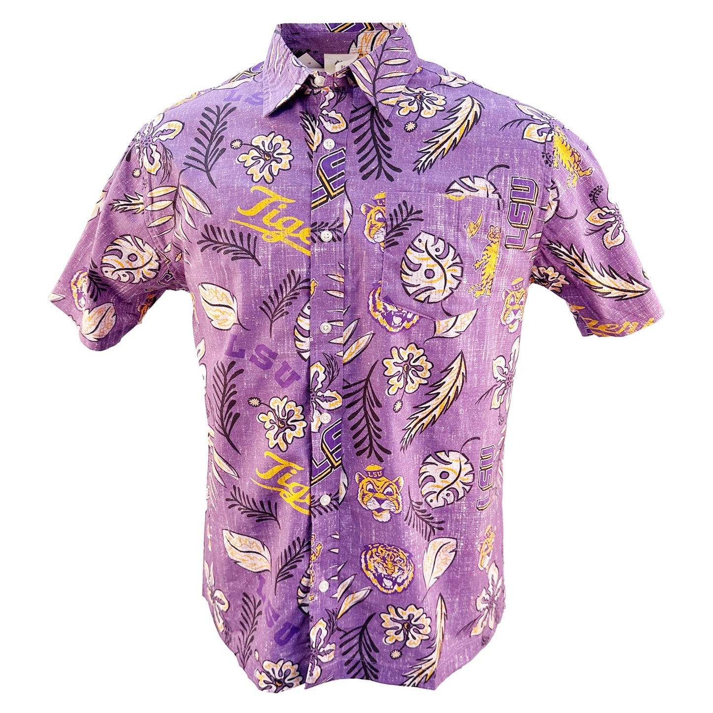 LSU Tigers Men's Vault Floral Shirt