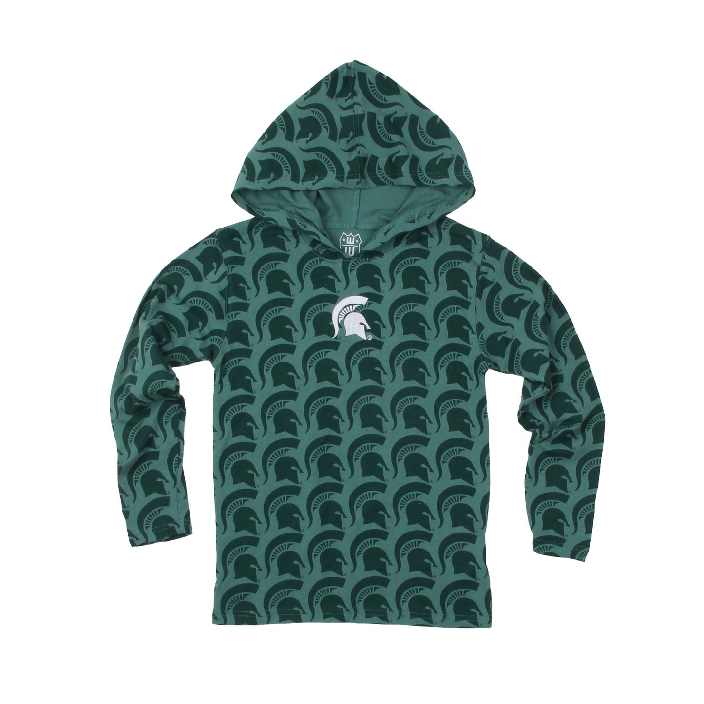 Michigan State Spartans Youth Allover Print Hoodie