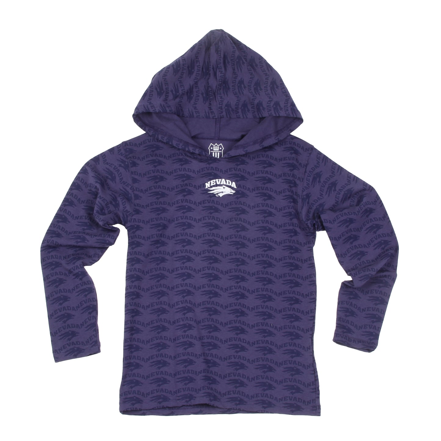 Nevada Wolf Pack Youth Allover Print Hoodie