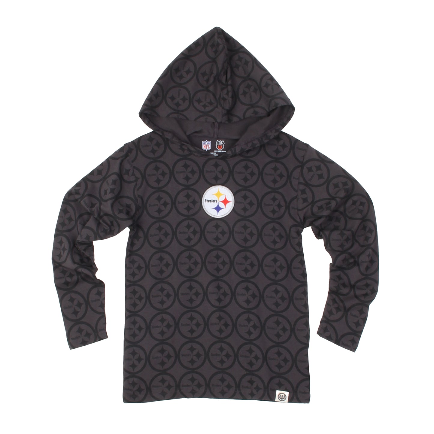 Pittsburgh Steelers NFL Youth Allover Print Hoodie