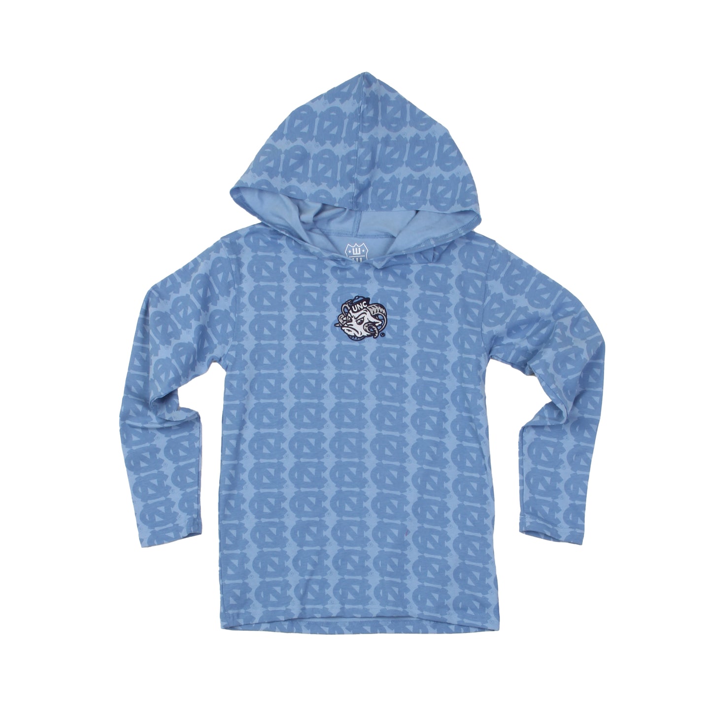 North Carolina Tar Heels Youth Allover Print Hoodie