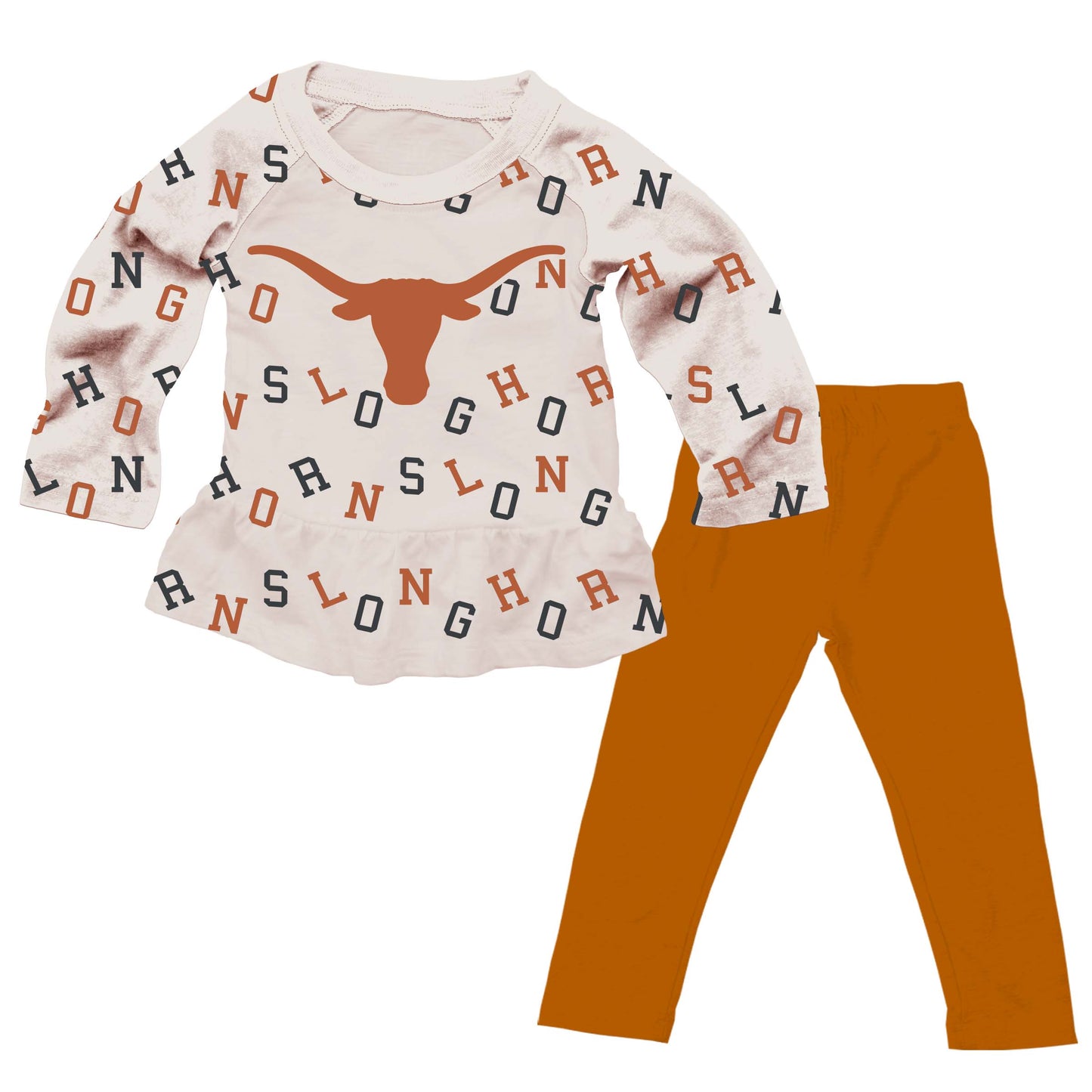 Texas Longhorns Infant Allover Team Set