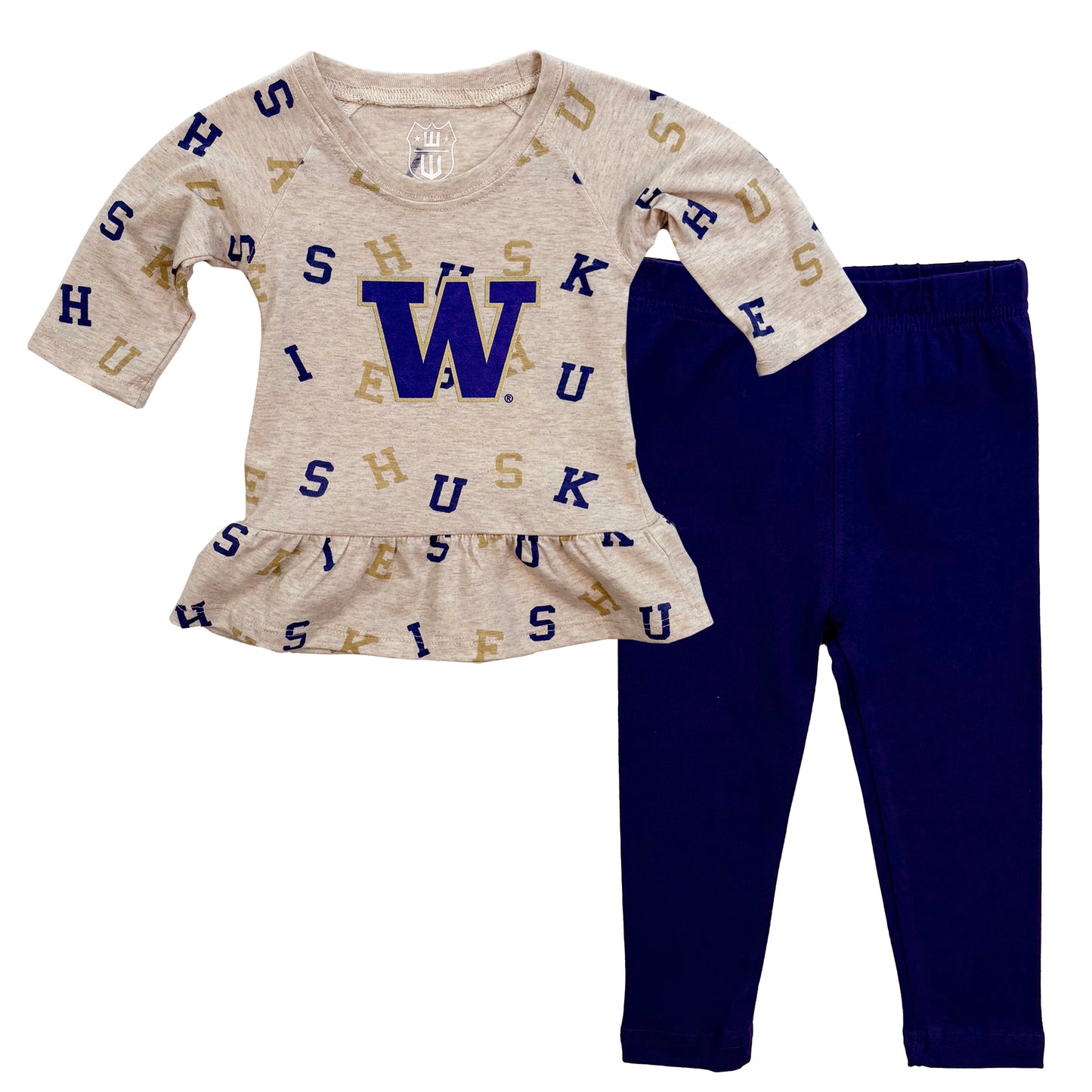 Washington Huskies Infant Allover Team Set