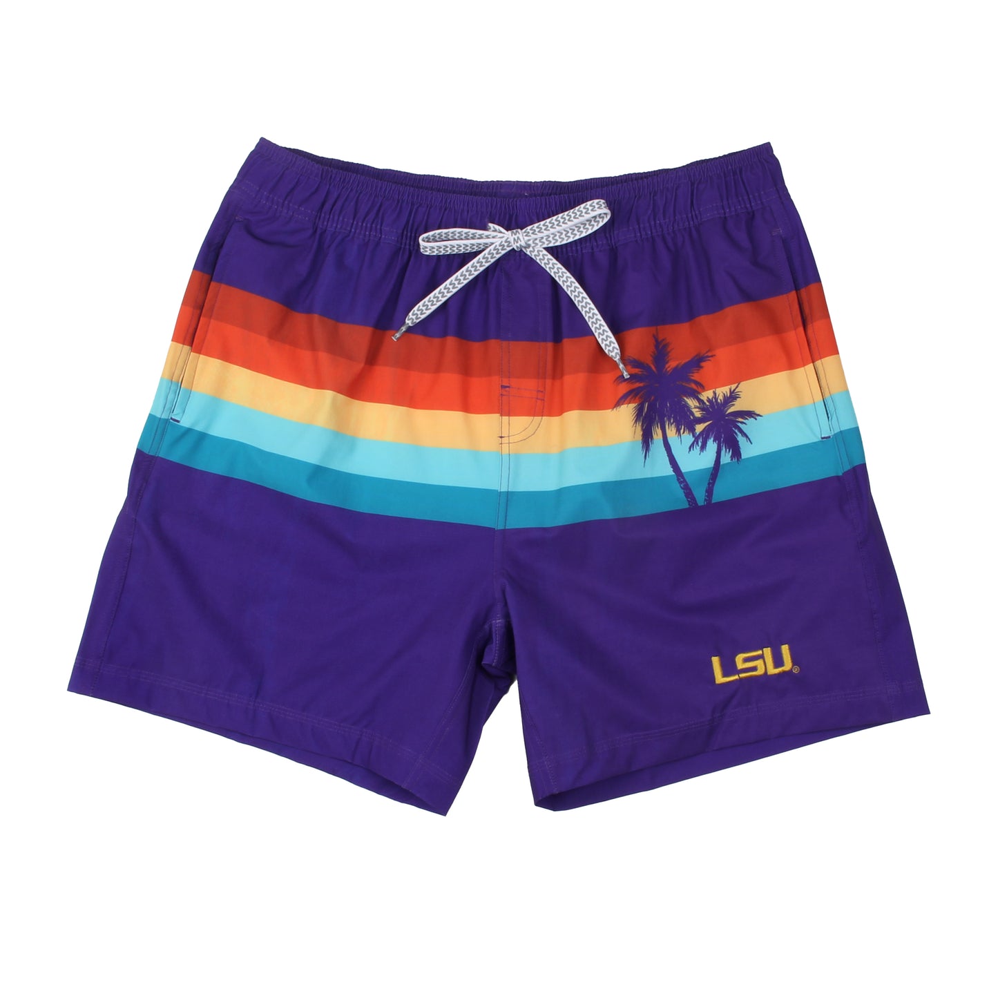 LSU Tigers Men's Sunset Swim Trunk