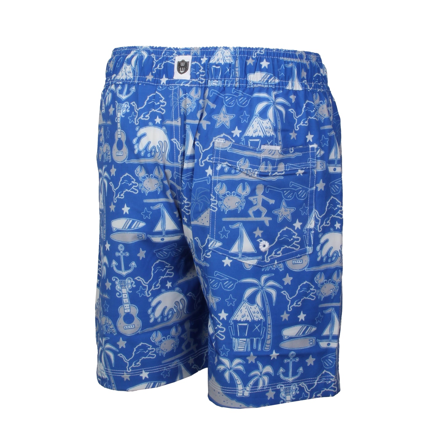 Detroit Lions NFL Youth Boys Luau Swim Trunk