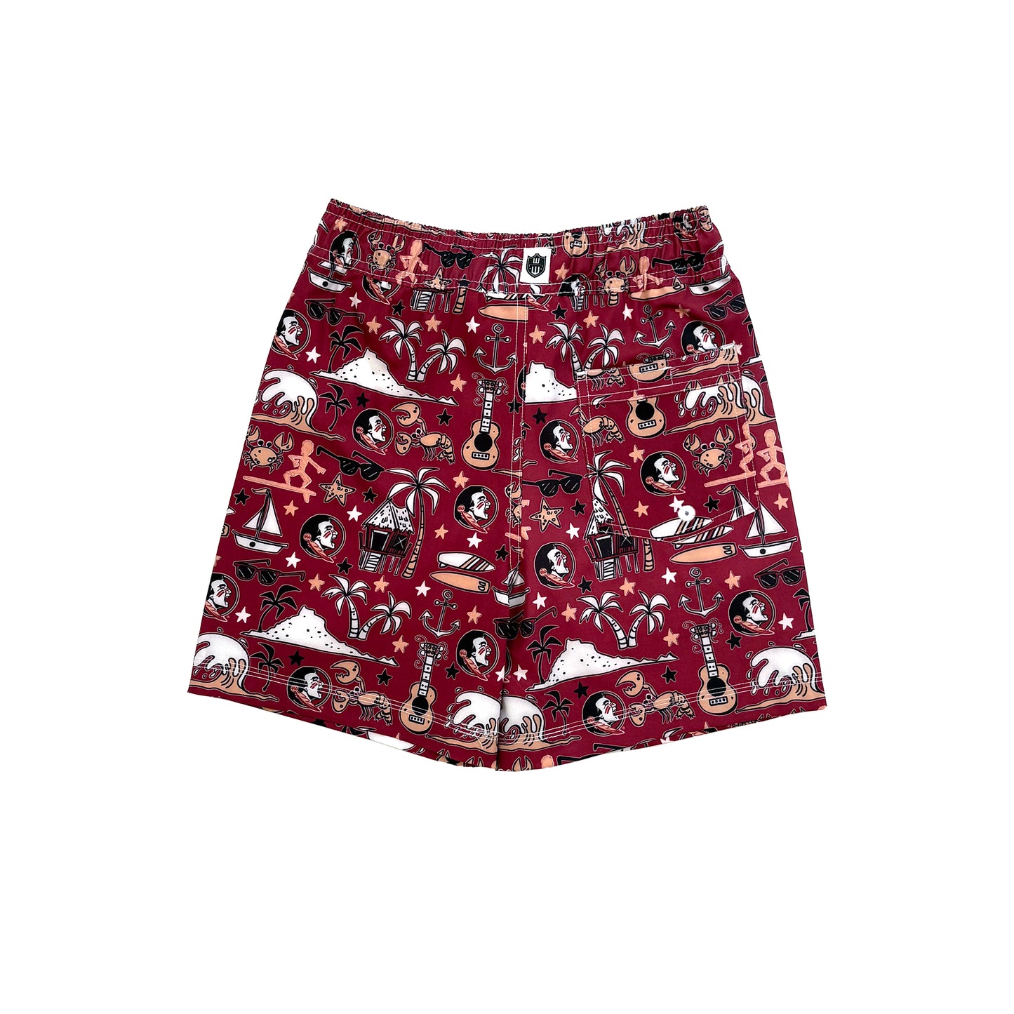 Florida State Seminoles Youth Boys Luau Swim Trunk