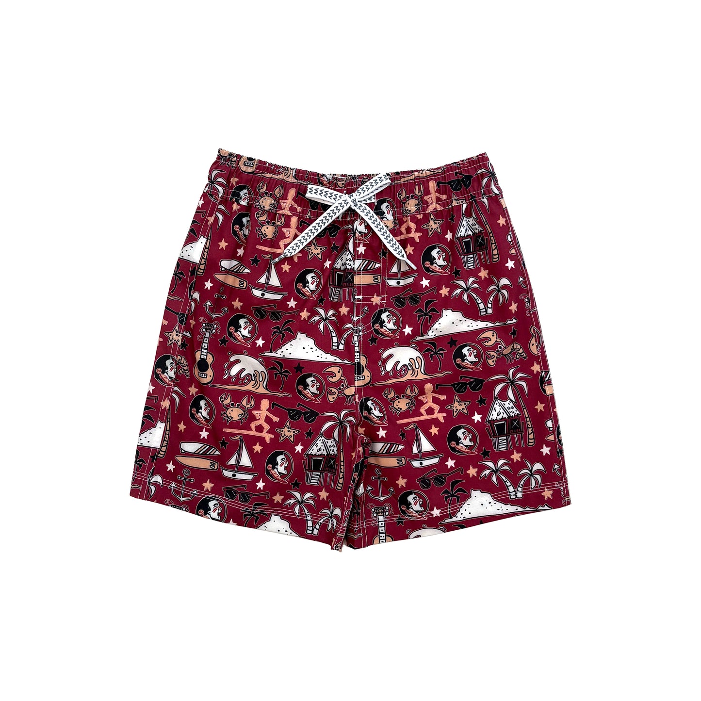 Florida State Seminoles Youth Boys Luau Swim Trunk