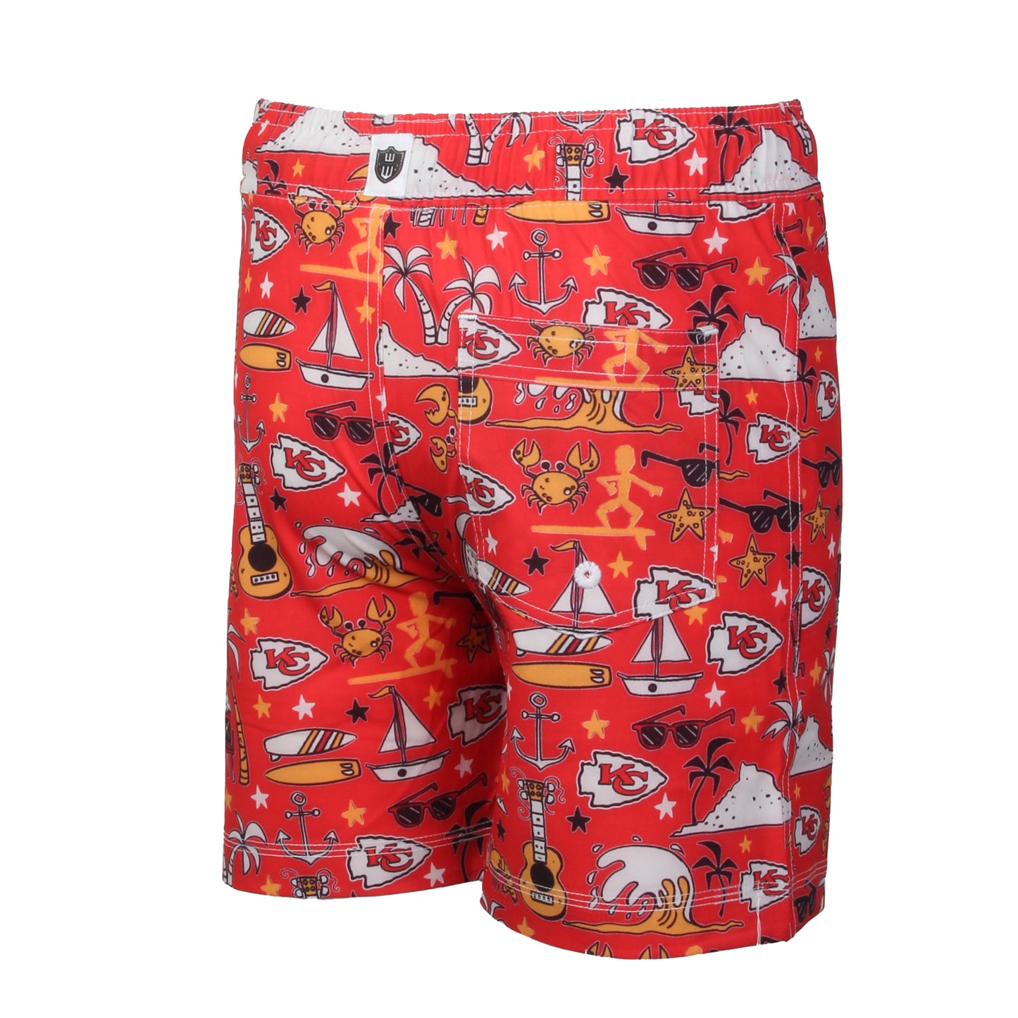 Kansas City Chiefs NFL Youth Boys Luau Swim Trunk