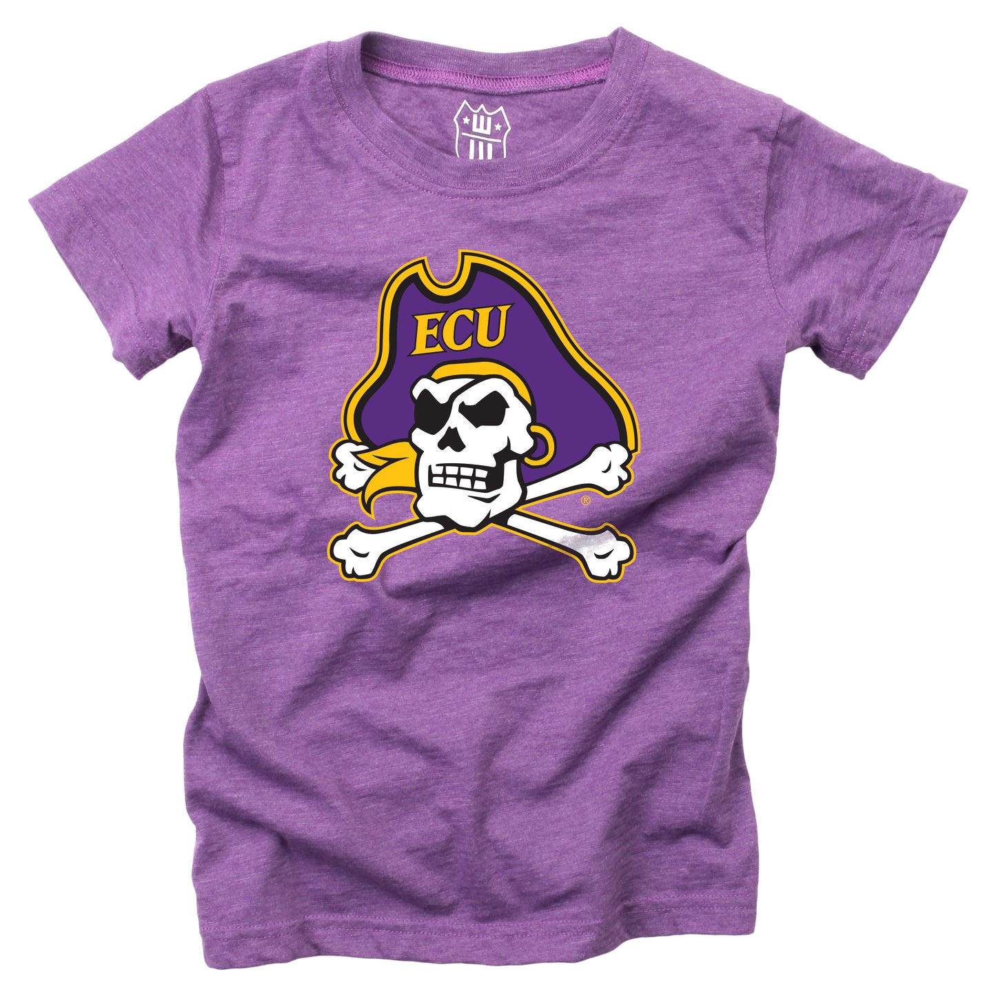 East Carolina Pirates Youth Girls SS Blend Tee