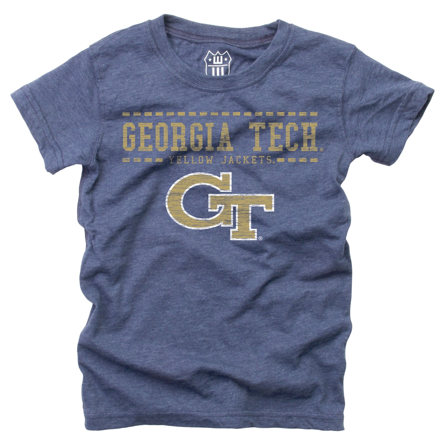 Georgia Tech Yellow Jackets NCAA Girls S/S Blended Tee