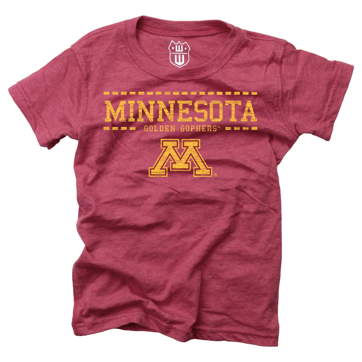 Minnesota Golden Gophers NCAA Girls S/S Blended Tee