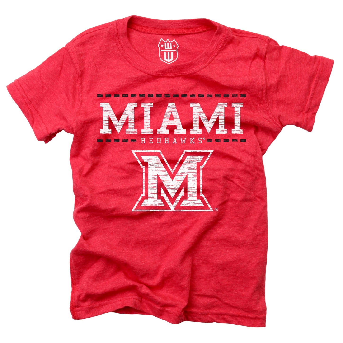 Miami of Ohio RedHawks NCAA Girls S/S Blended Tee