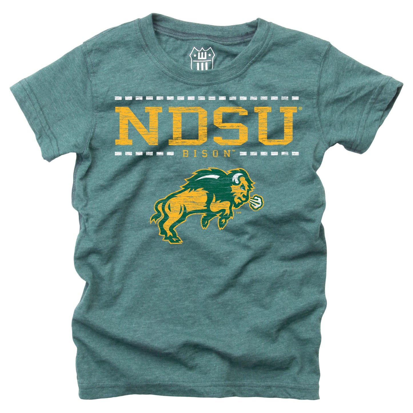 North Dakota State Bison NCAA Girls S/S Blended Tee