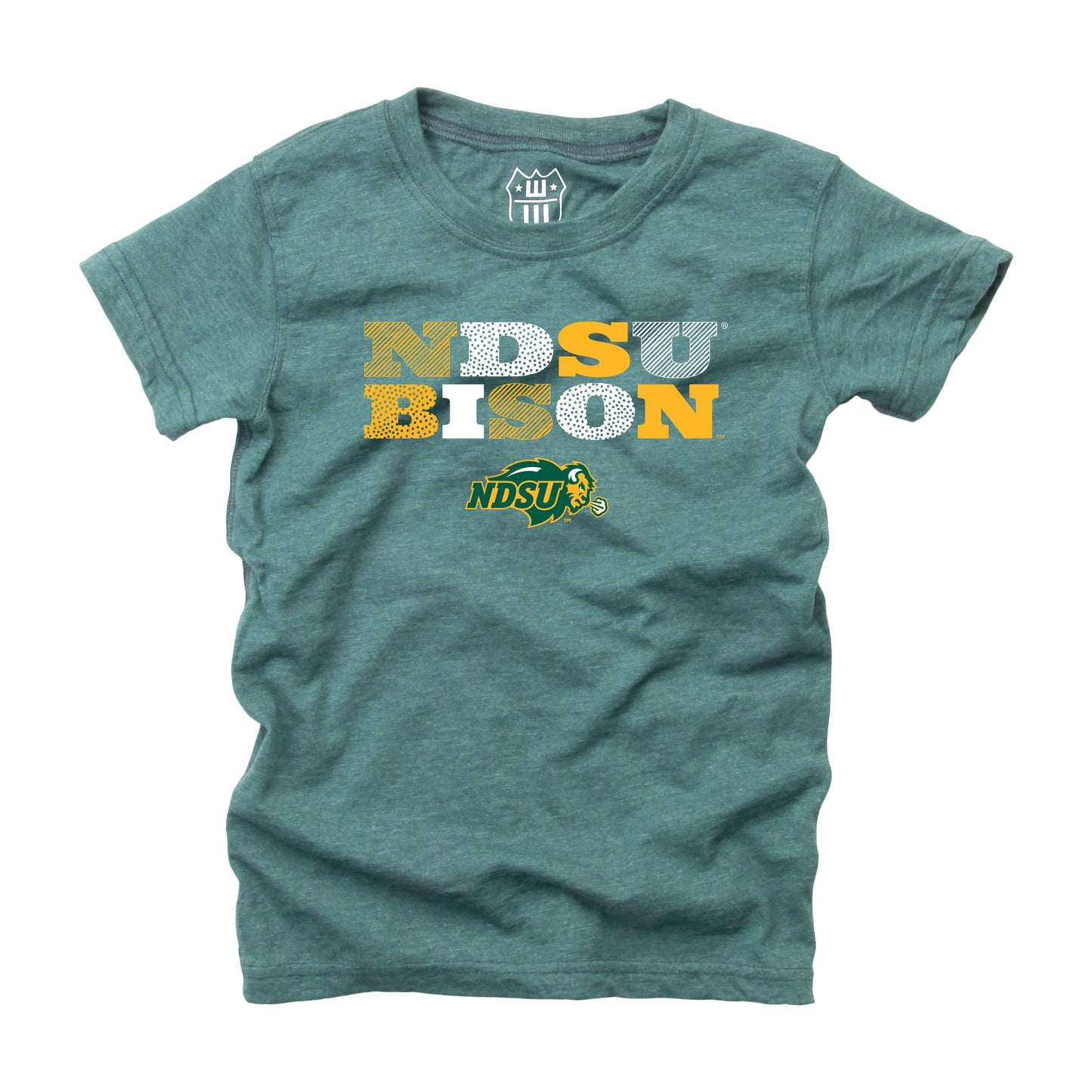 North Dakota State Bison Youth Girls SS Blend Tee