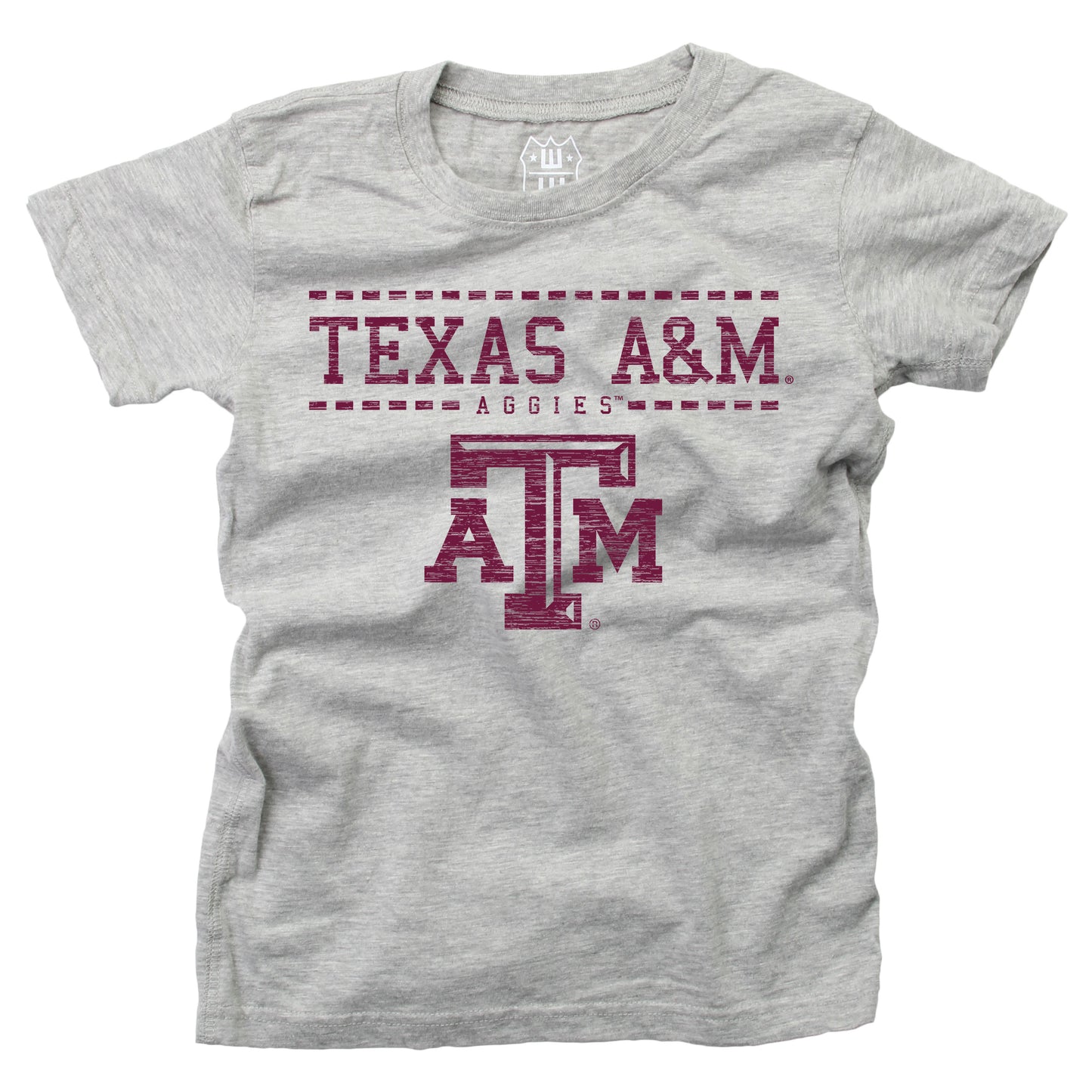 Texas A&M Aggies NCAA Girls S/S Blended Tee - Heather