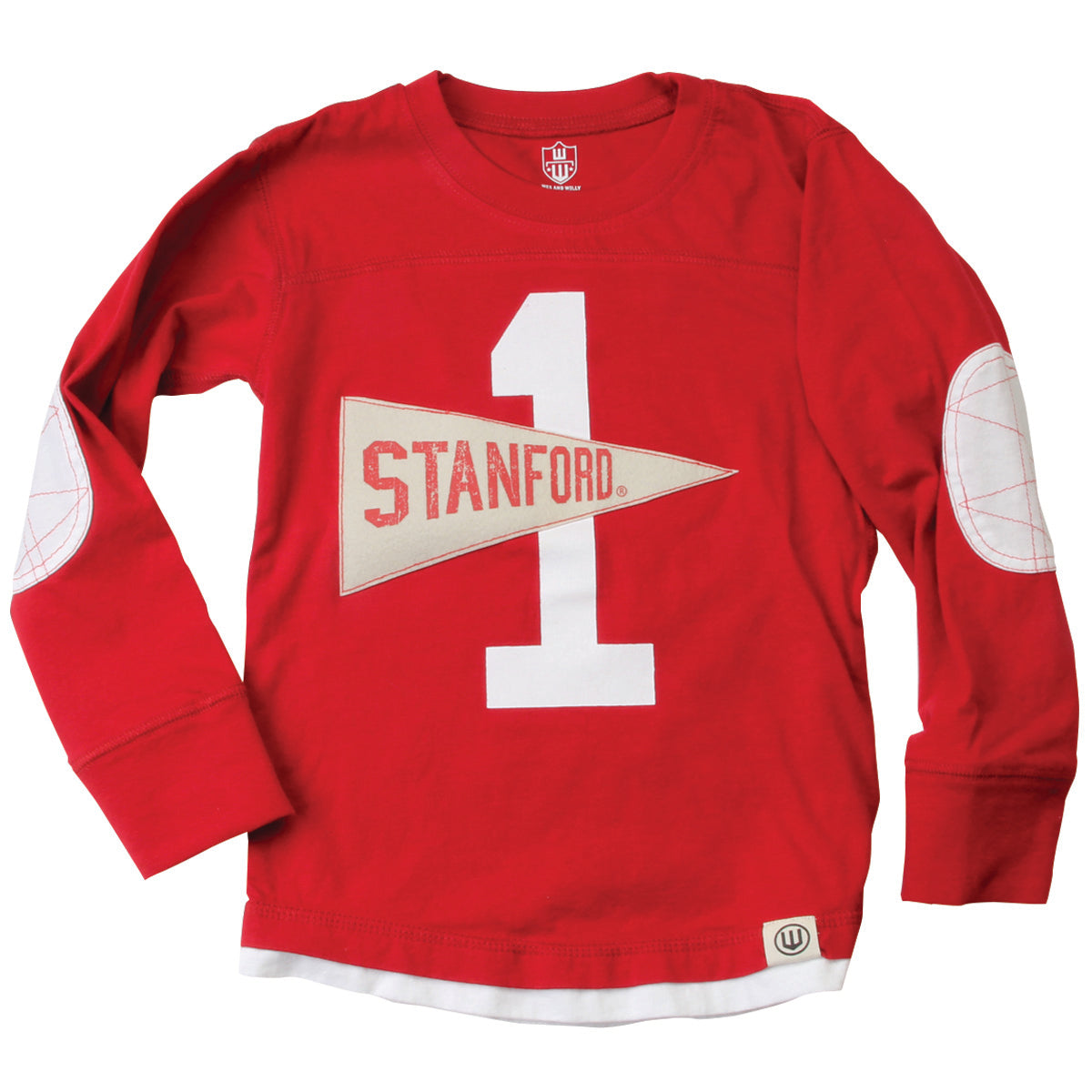Stanford Cardinal Youth Pennant LS Jersey