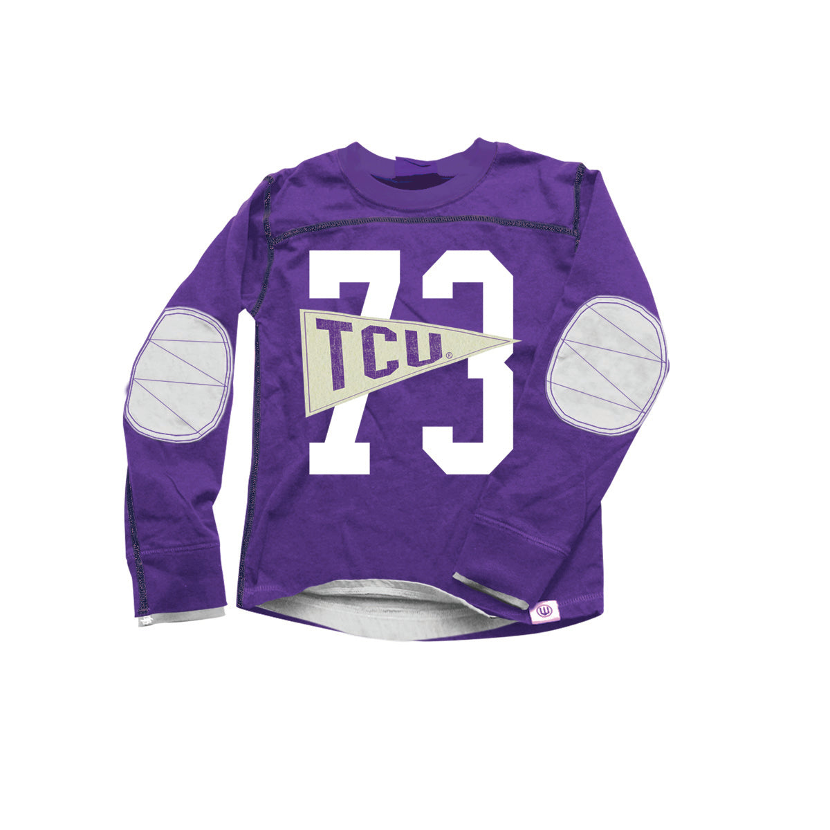 TCU Horned Frogs Youth Pennant LS Jersey