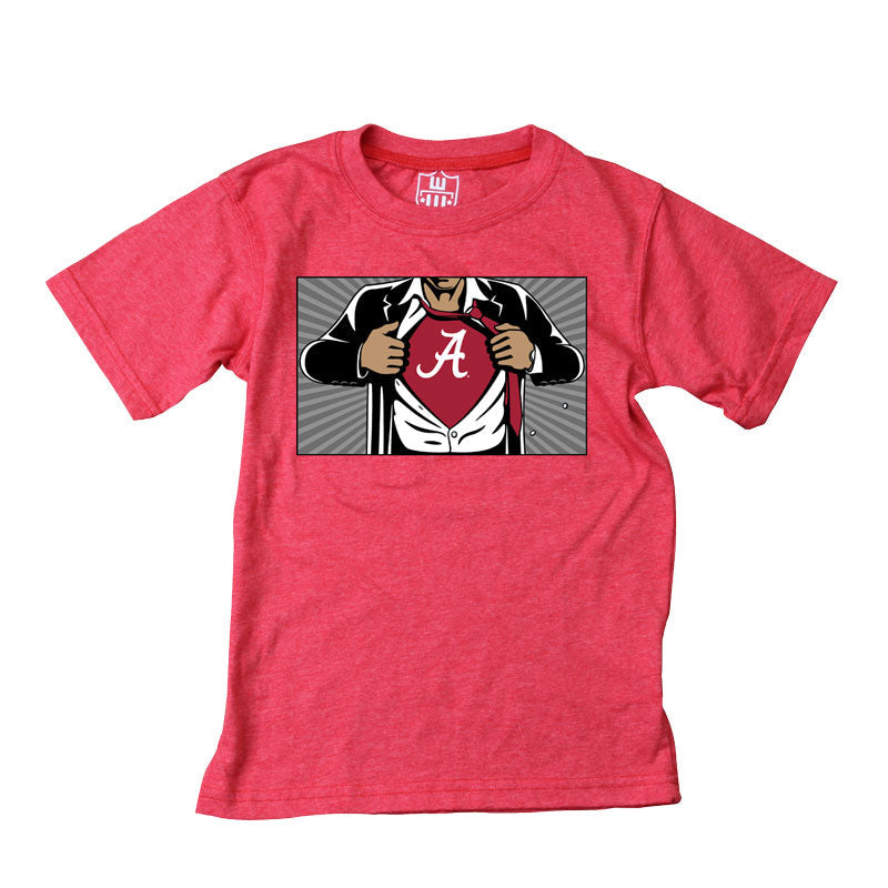 Alabama Crimson Tide Youth Boys Super Team Tee