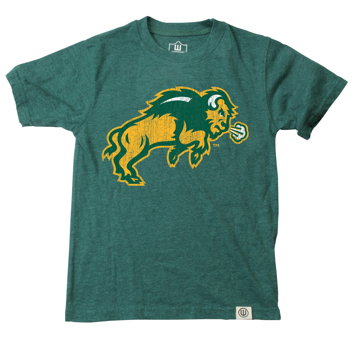 North Dakota State Bison Youth Girls SS Blend Tee