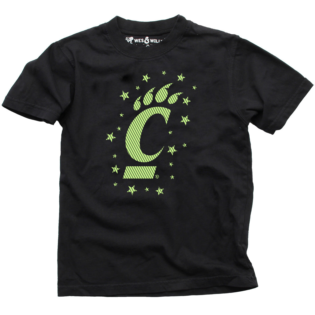 Cincinnati Bearcats Youth Boys Glow In The Dark Tee