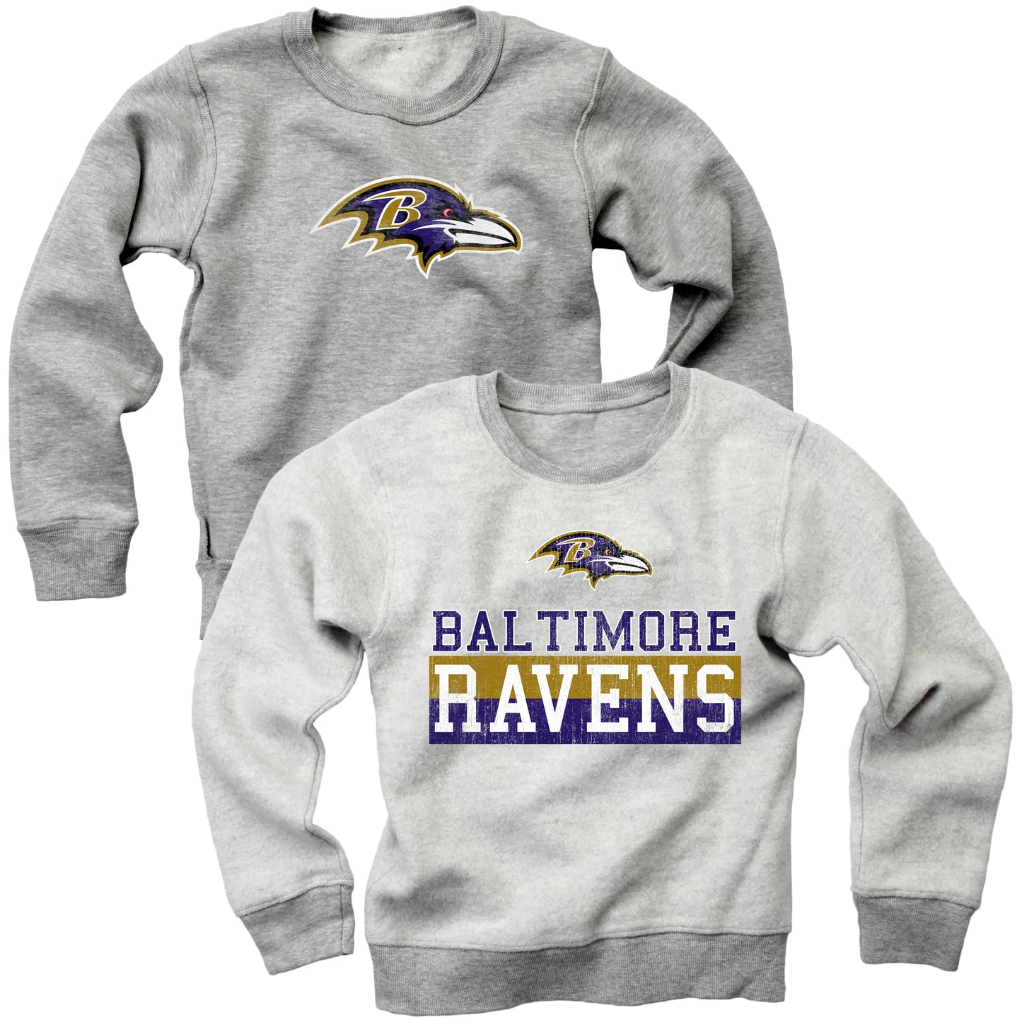 Baltimore Ravens NFL Youth Boys Reversible Fleece Top