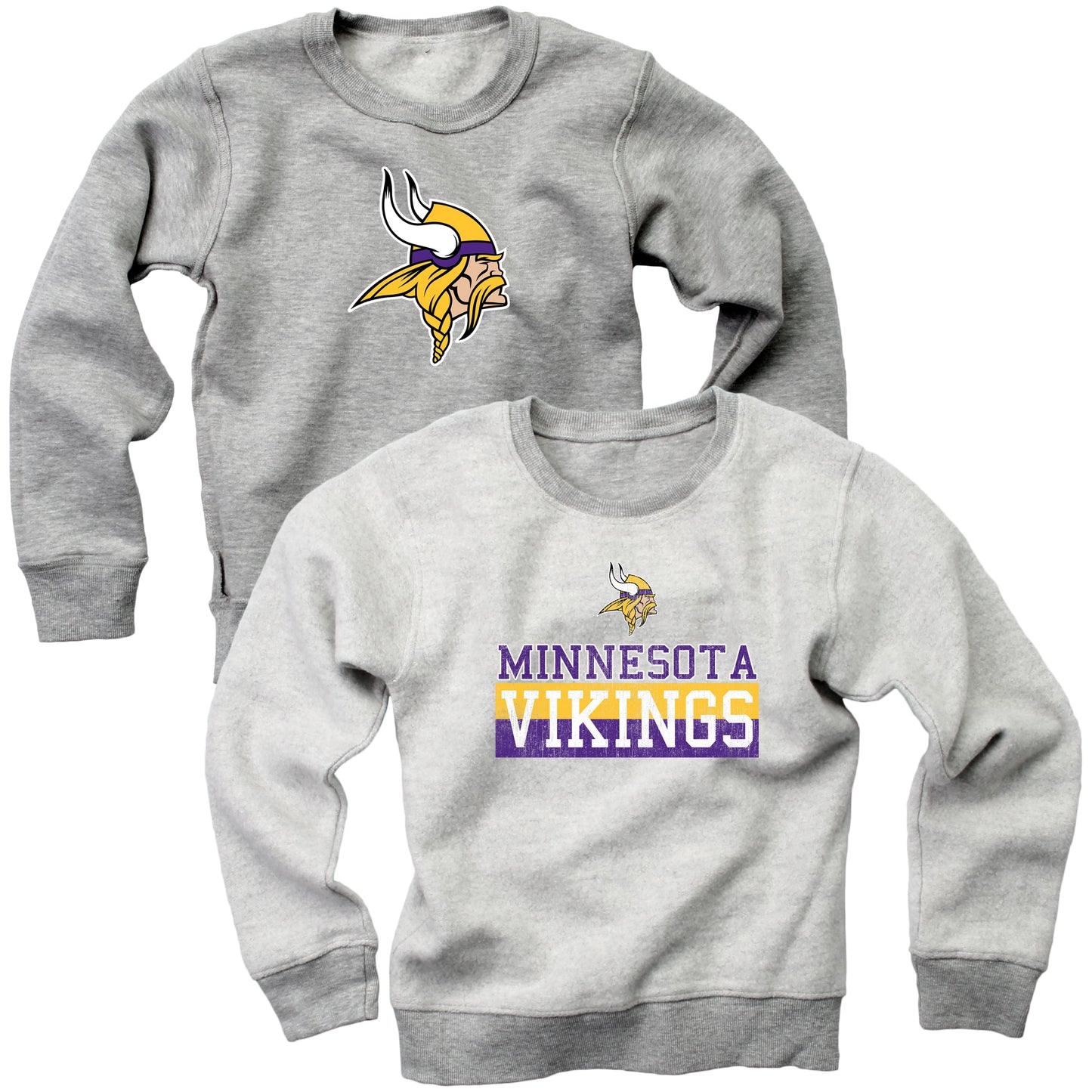Minnesota Vikings NFL Youth Boys Reversible Fleece Top