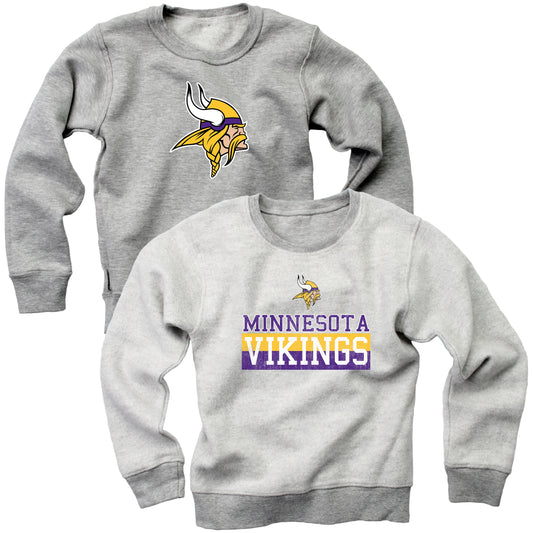 Minnesota Vikings NFL Youth Reversible Fleece Top