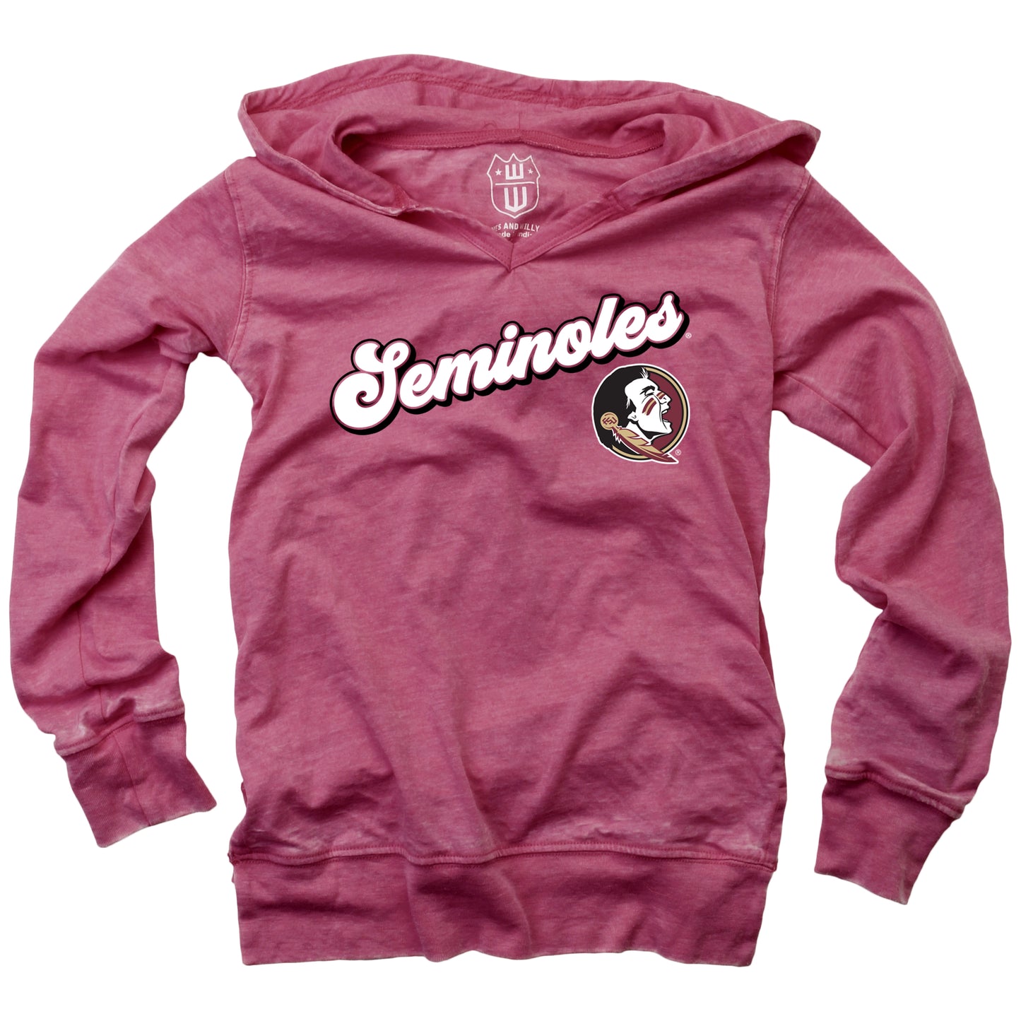 Florida State Seminoles NCAA Girls VNeck Hoodie Tee