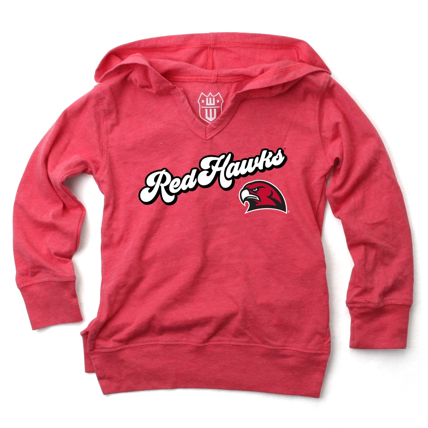 Miami of Ohio RedHawks NCAA Girls VNeck Hoodie Tee