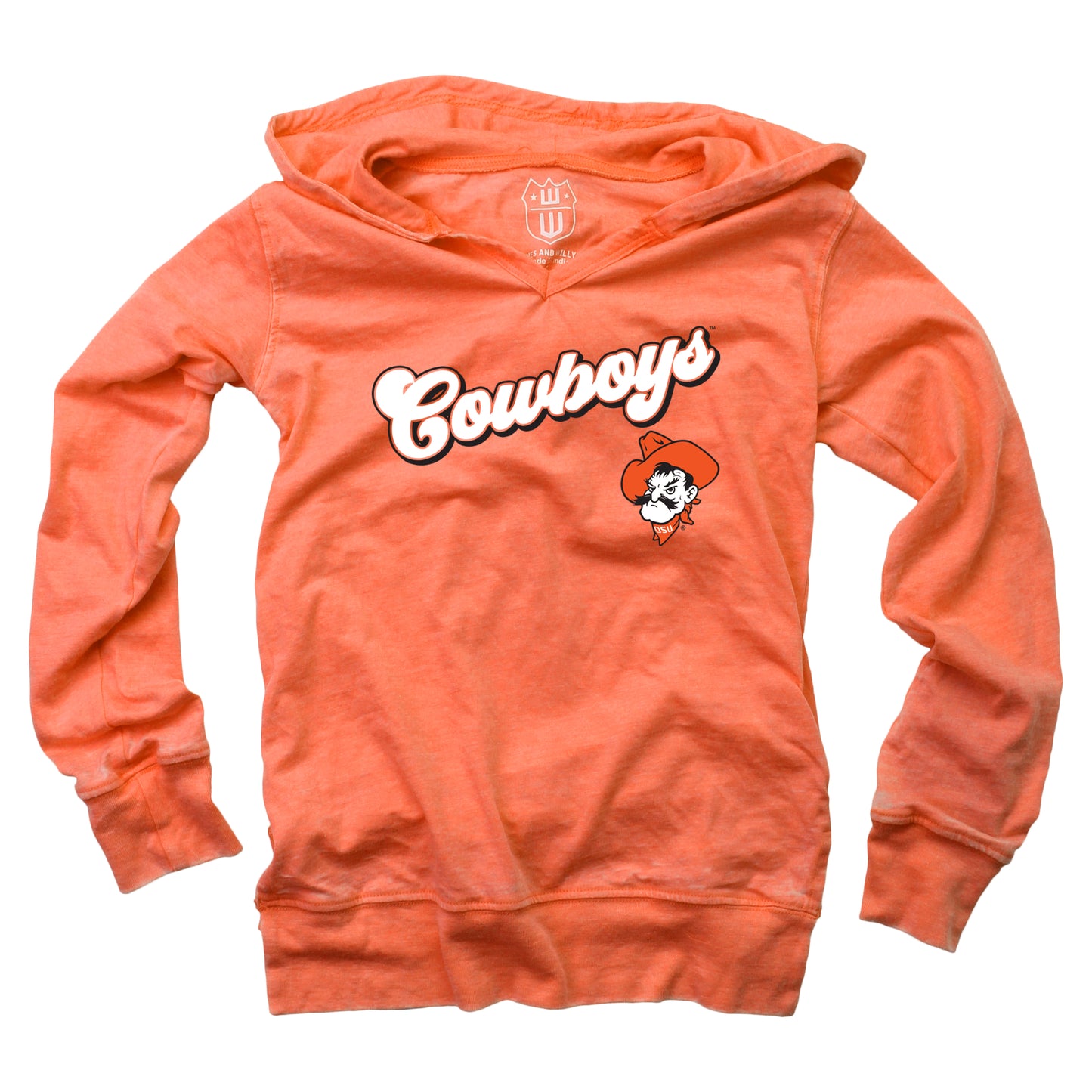 Oklahoma State Cowboys NCAA Girls VNeck Hoodie Tee
