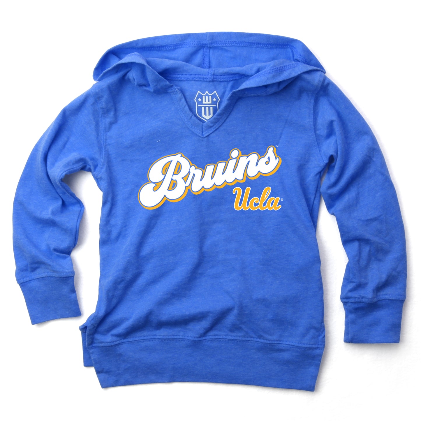 UCLA Bruins NCAA Girls VNeck Hoodie Tee