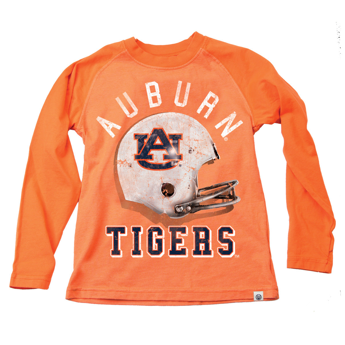 Auburn Tigers Youth Boys Football Helmet Raglan