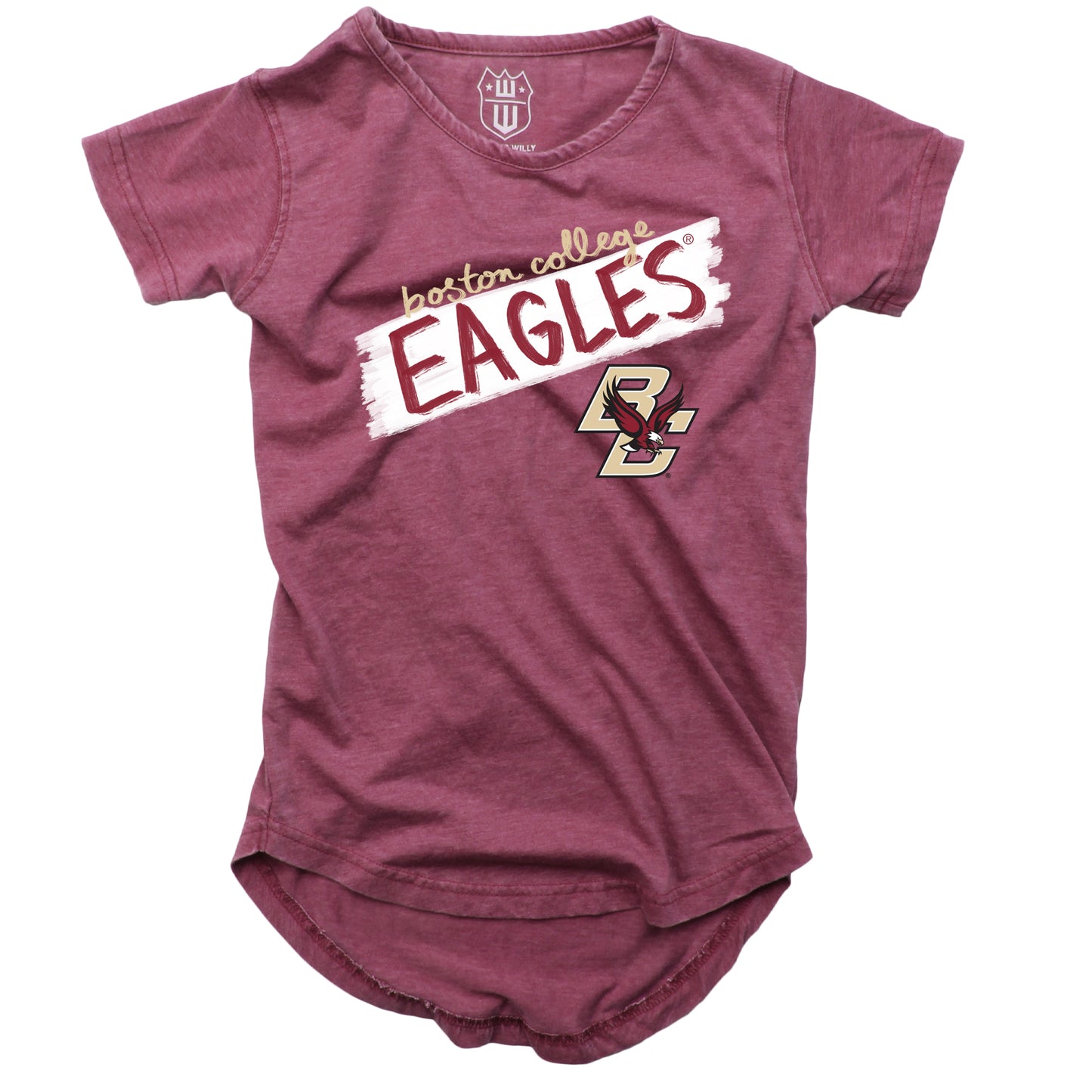 Boston College Eagles NCAA Girls S/S Burnout Tee