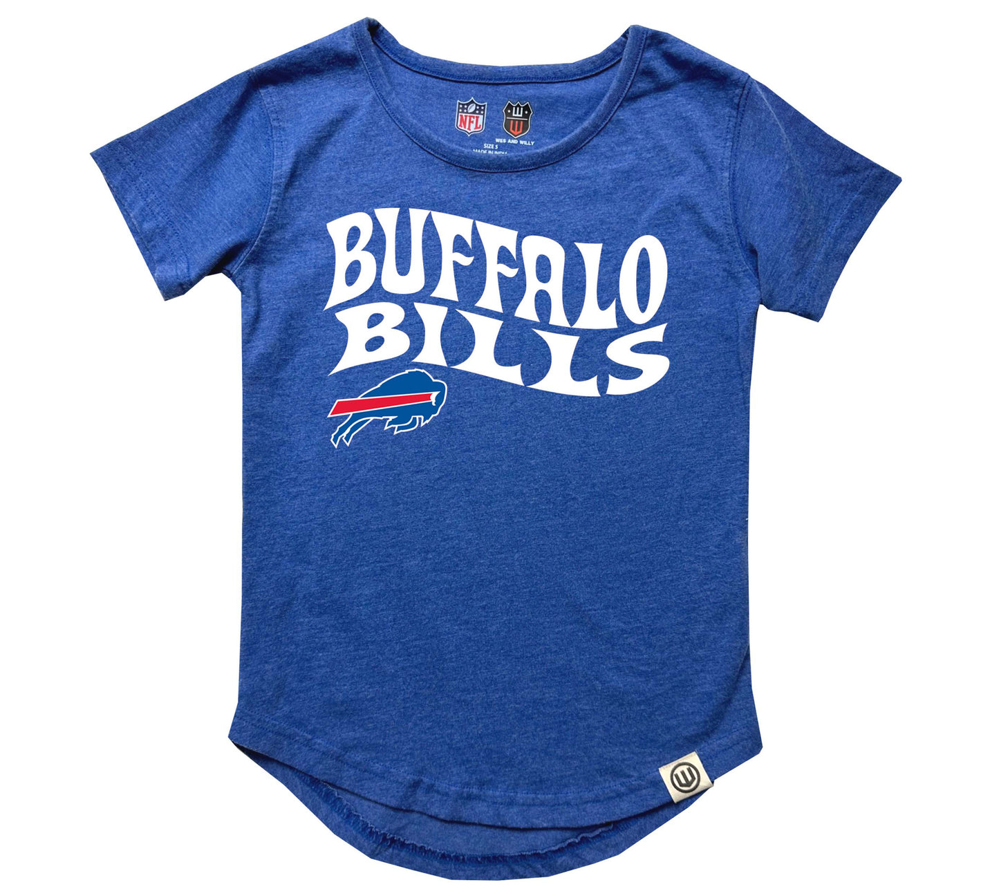 Buffalo Bills NFL Youth Girls Burnout T-Shirt
