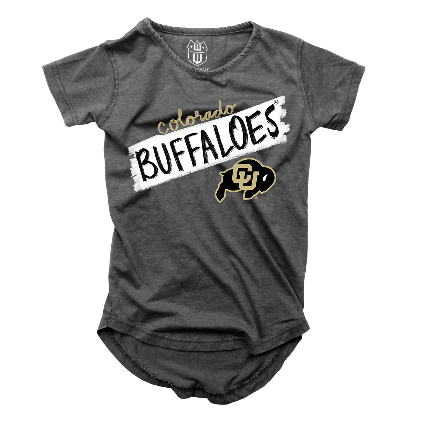 Colorado Buffaloes NCAA Girls S/S Burnout Tee