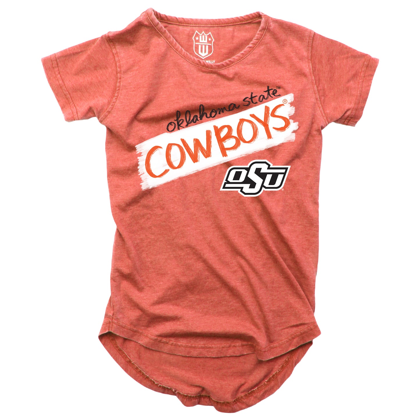 Oklahoma State Cowboys NCAA Girls S/S Burnout Tee