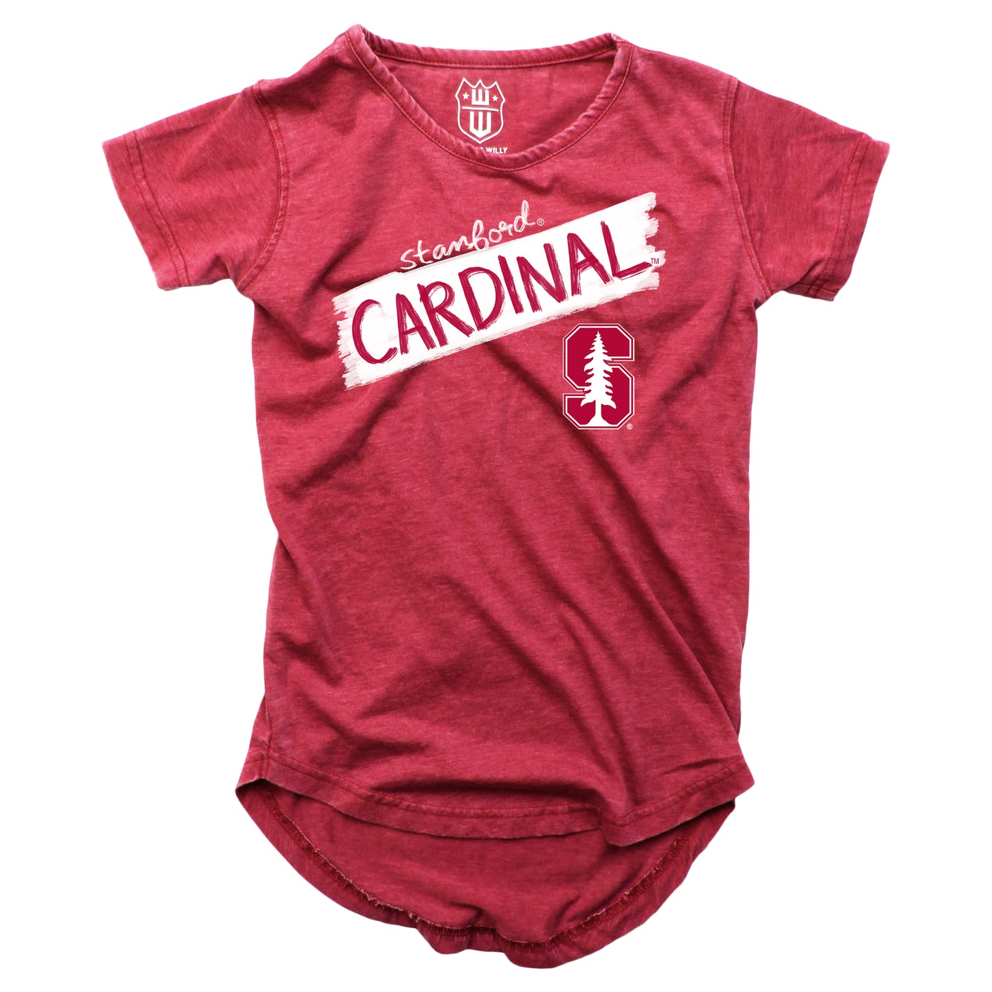 Stanford Cardinal NCAA Girls S/S Burnout Tee