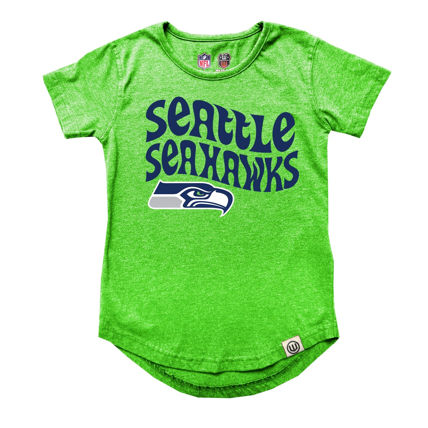 Seattle Seahawks NFL Youth Girls Burnout T-Shirt