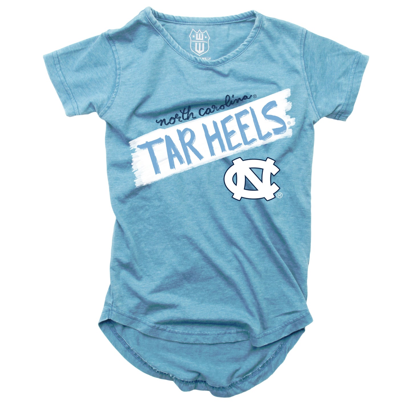 North Carolina Tar Heels NCAA Girls S/S Burnout Tee